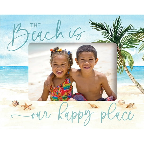 Vacation Memories Beach Nautical White 8.5 x 4 Pine Wood Tabletop Photo Frame Vacation Memories Beach Nautical White 8.5 x 4 Pine Wood Tabletop Photo Frame